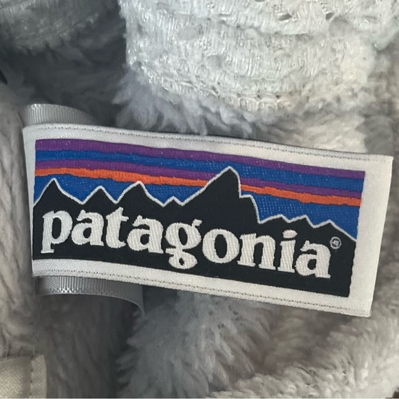 Patagonia Girls XL 14 Re-Tool Snap-T Gray Fleece Fleece Pullover Jacket - Picture 7 of 8